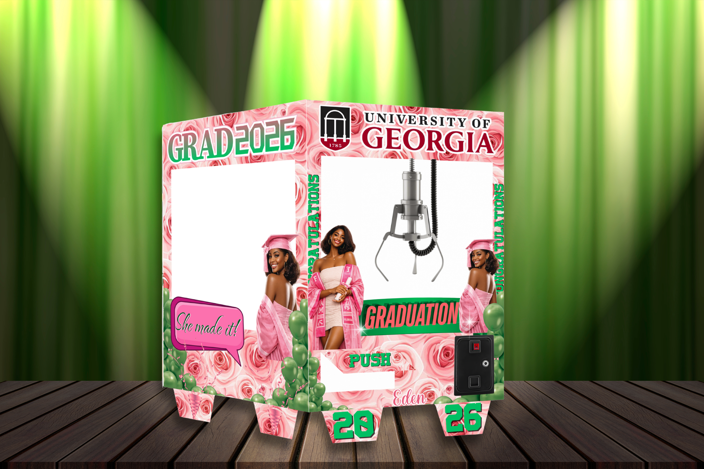 Graduation Claw Machine Templates (5 Designs)/Tutorial