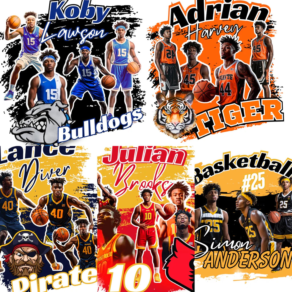 BASKETBALL DIGITAL EDITABLE CANVA TEMPLATES