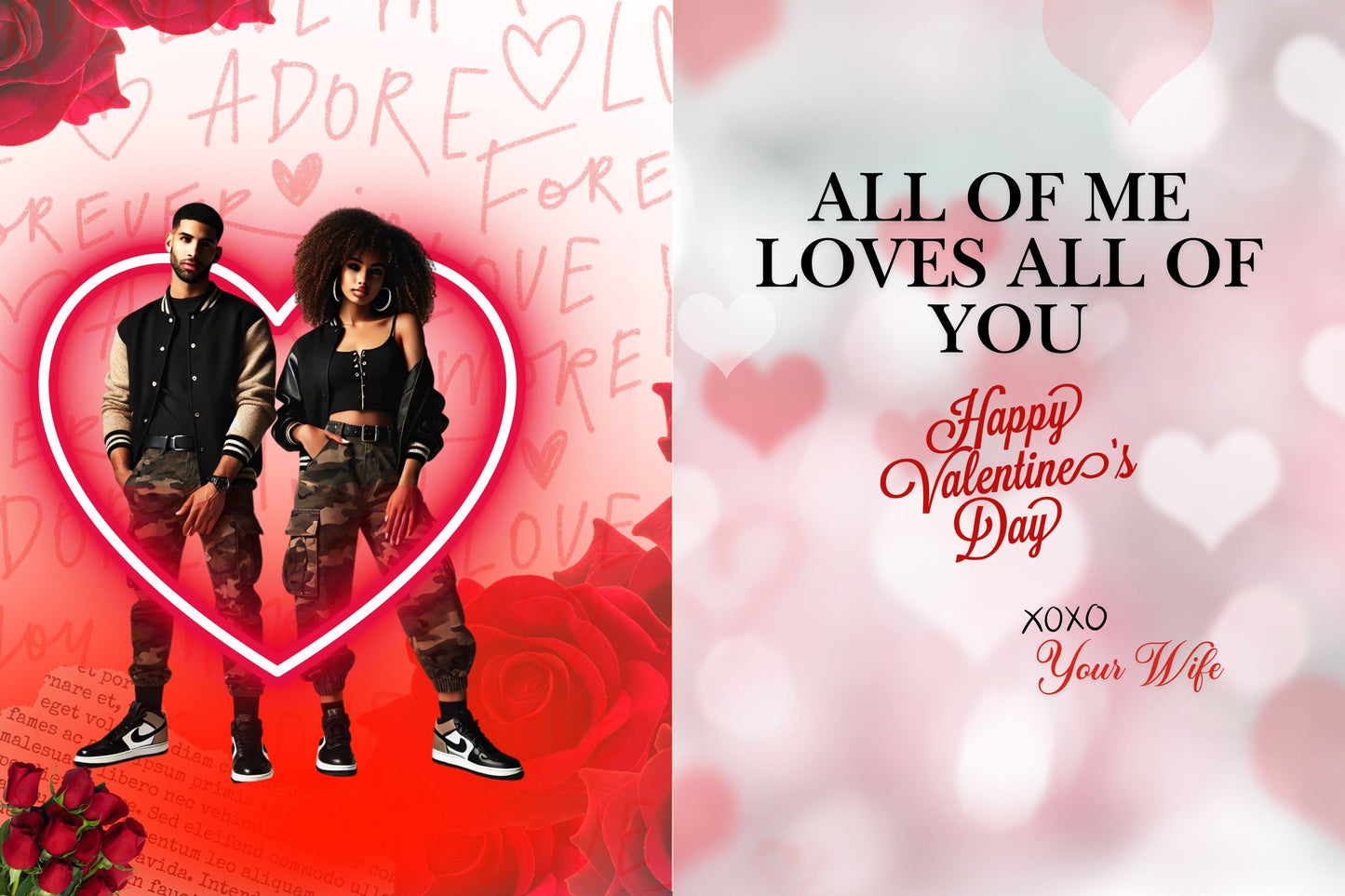 Giant Valentine Card 24 x 36in