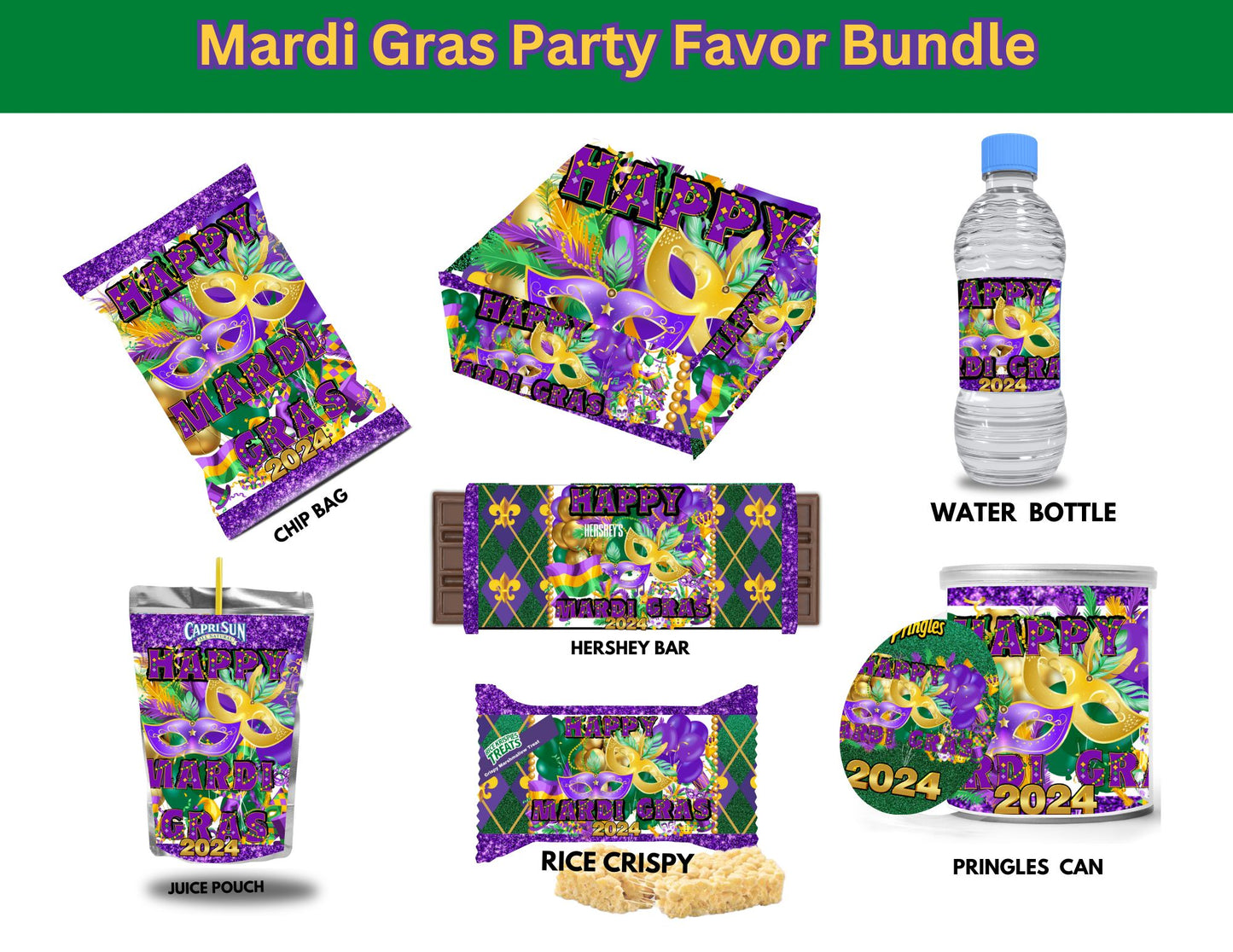 Mardi Gras Party Favor Bundle
