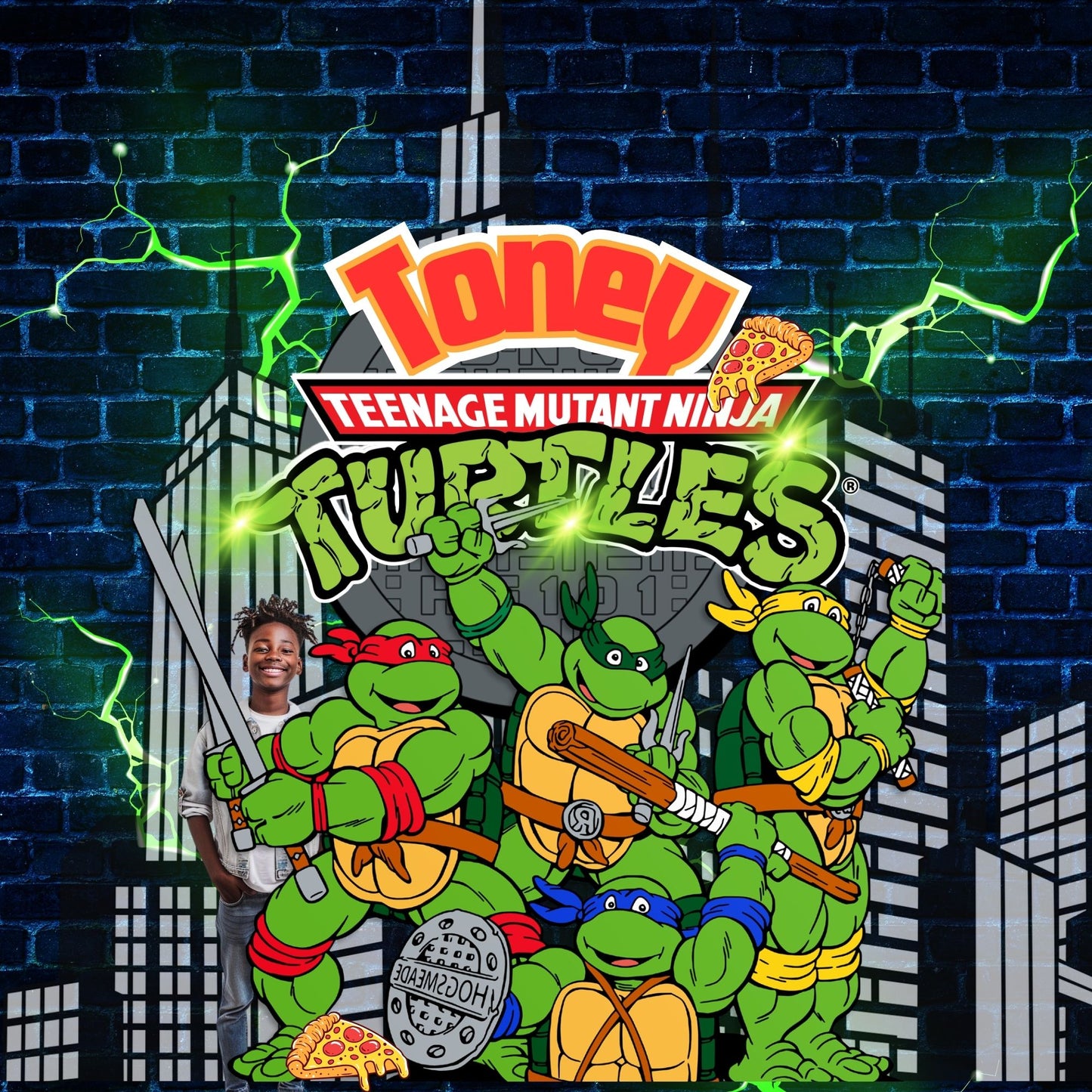NINJA TURTLES 2 DESIGN TEMPLATE