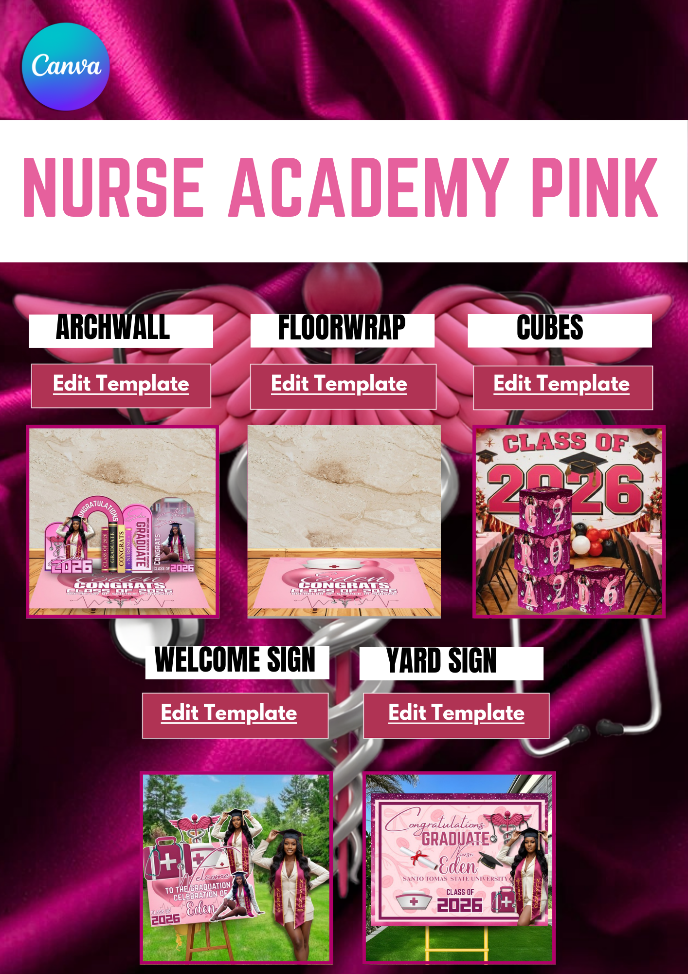 Nurse Academy Pink Bundle