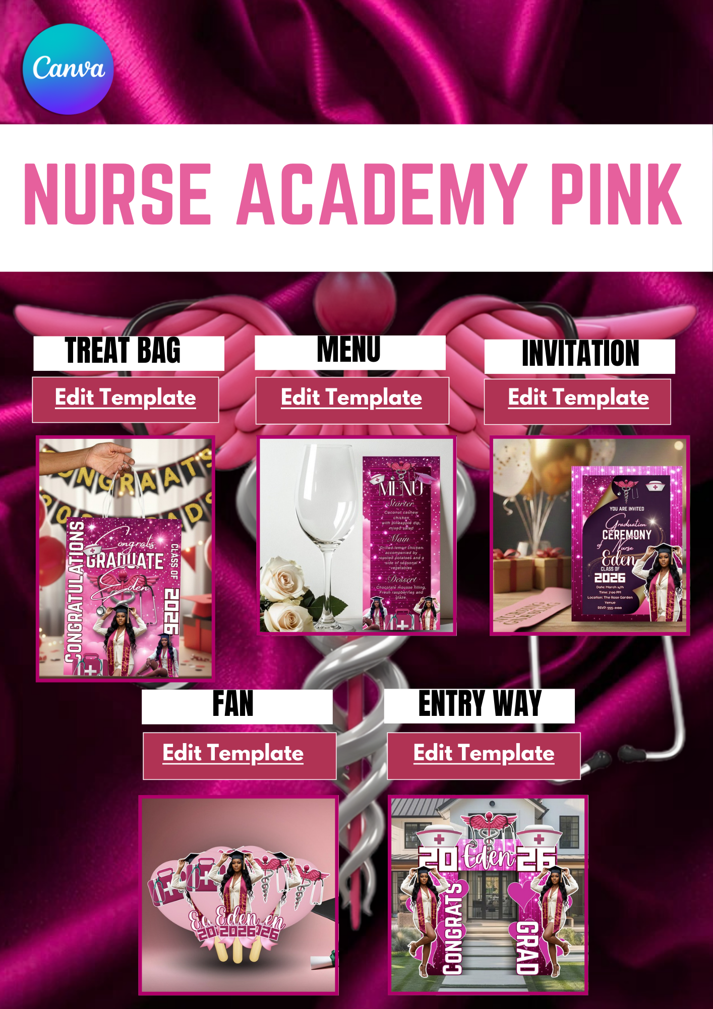 Nurse Academy Pink Bundle