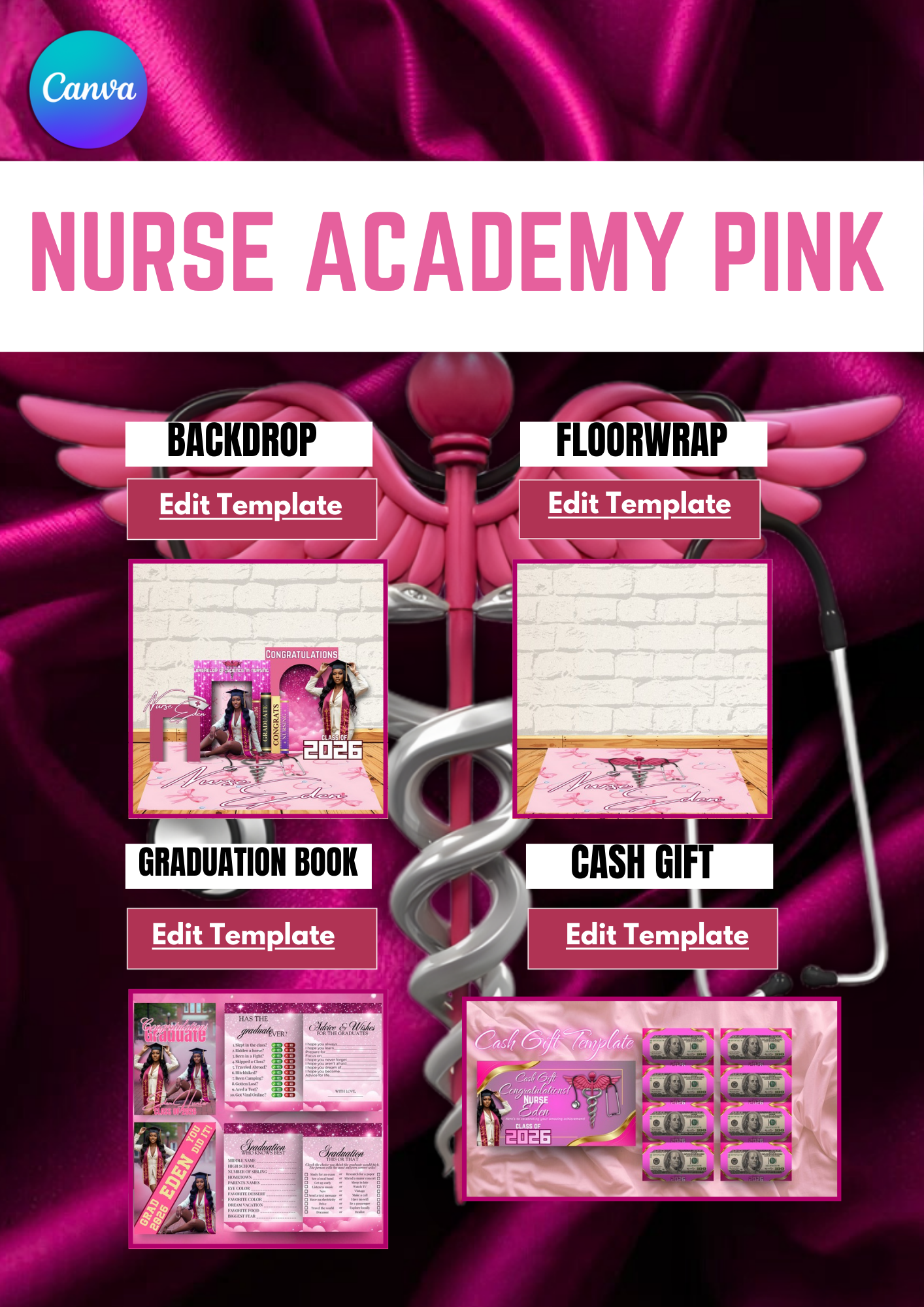 Nurse Academy Pink Bundle