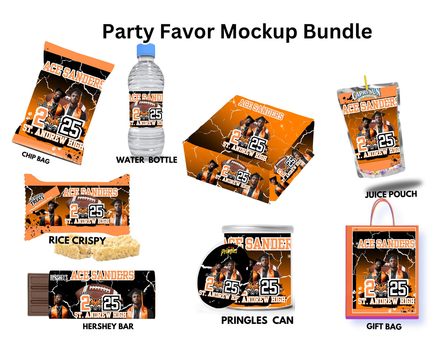 ORANGE GRADUATION BUNDLE KIT (6)