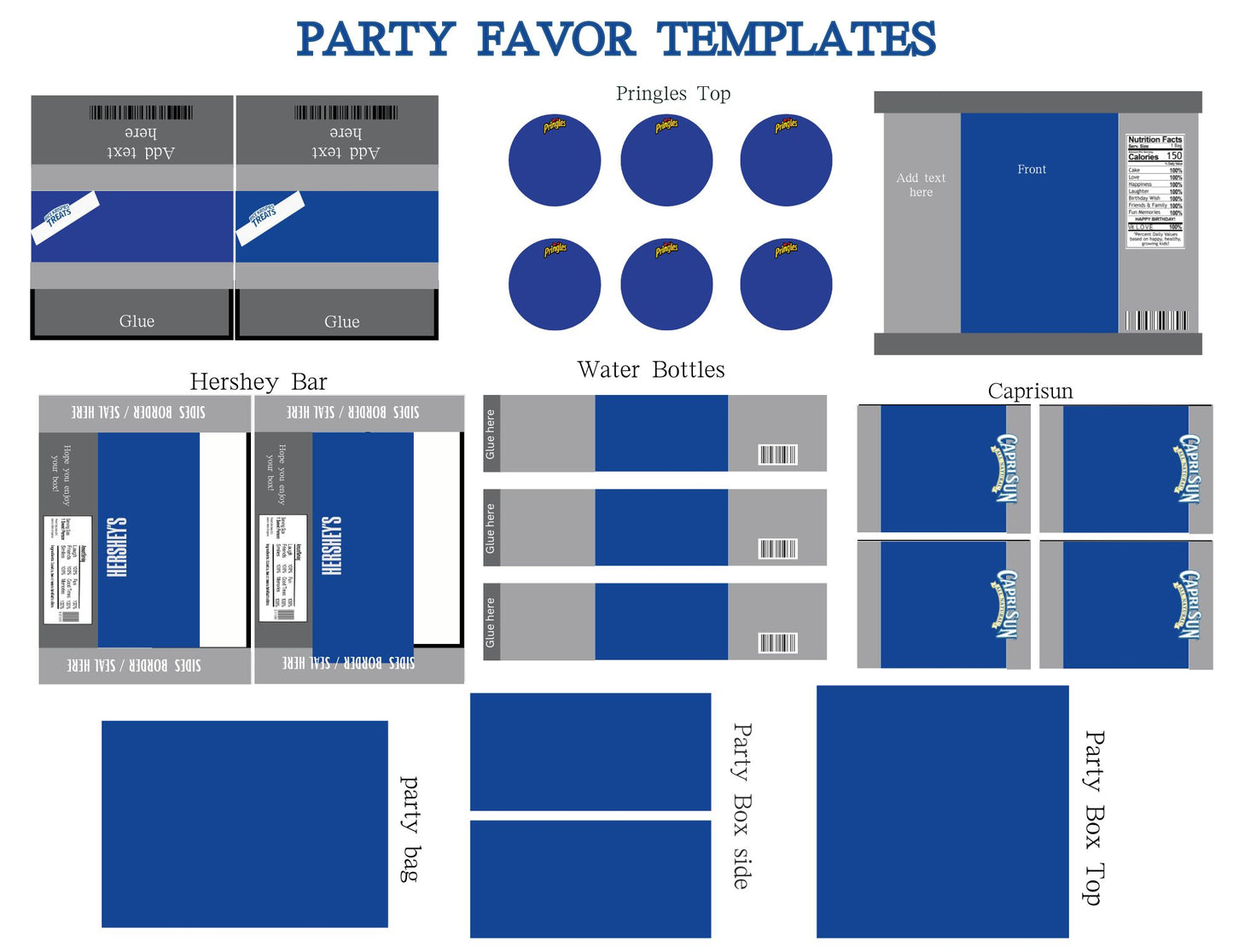 Party Favor Template