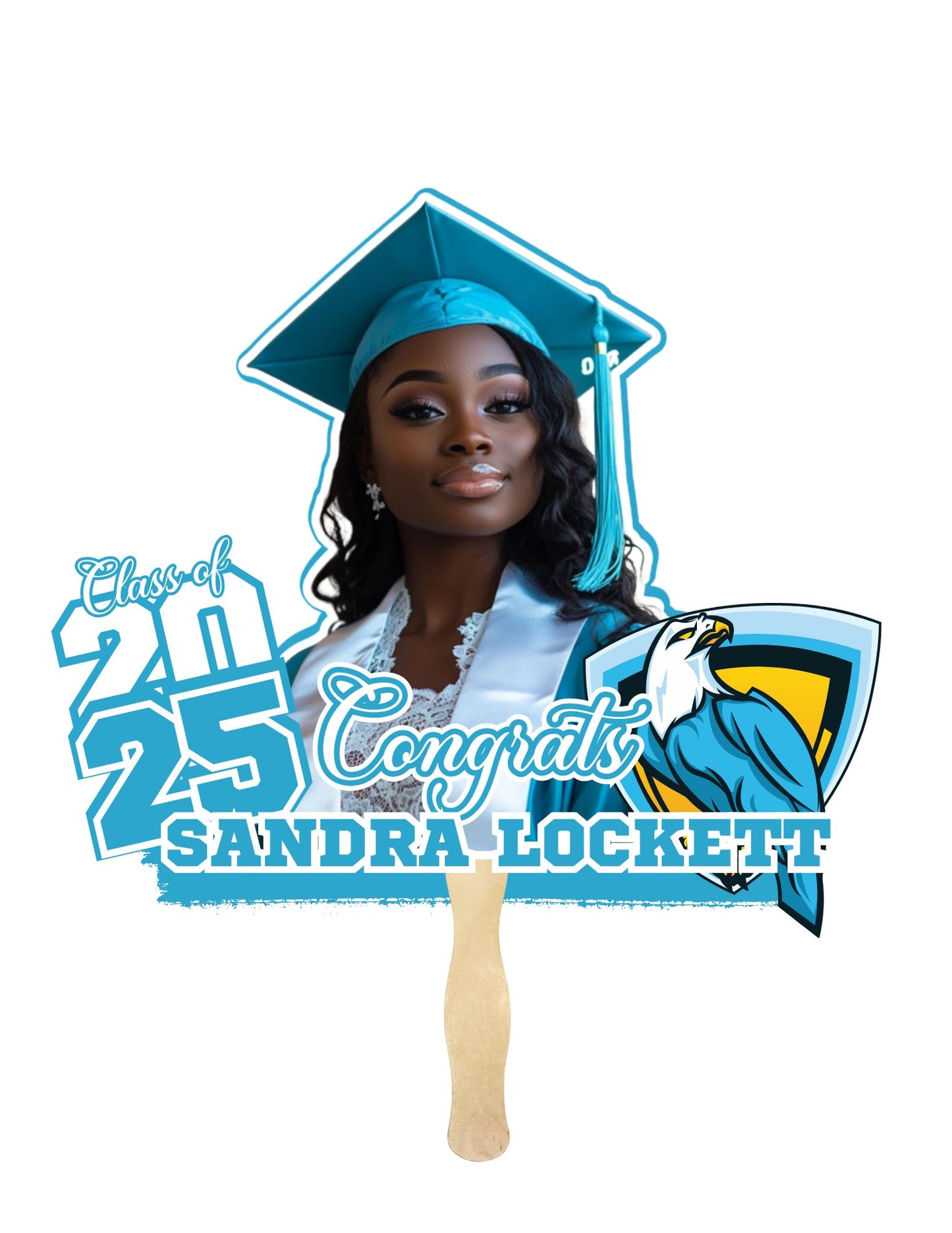 Grad Fan - Teal
