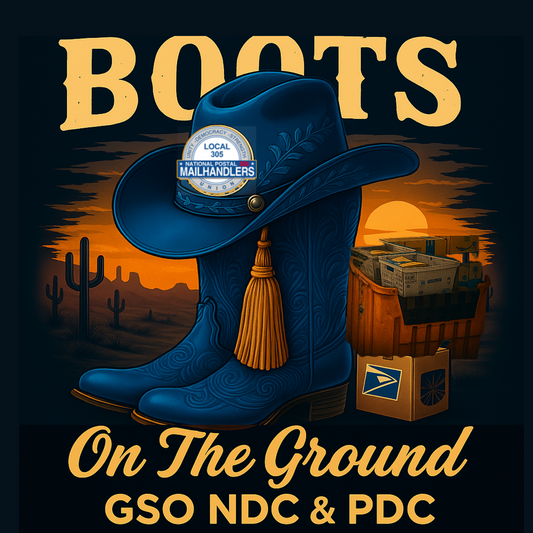Boots on the Ground 8 x 8 Banner