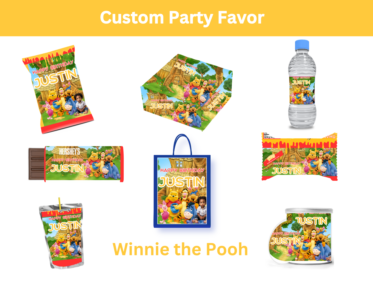 Winnie the Pooh Party Favor Bundle